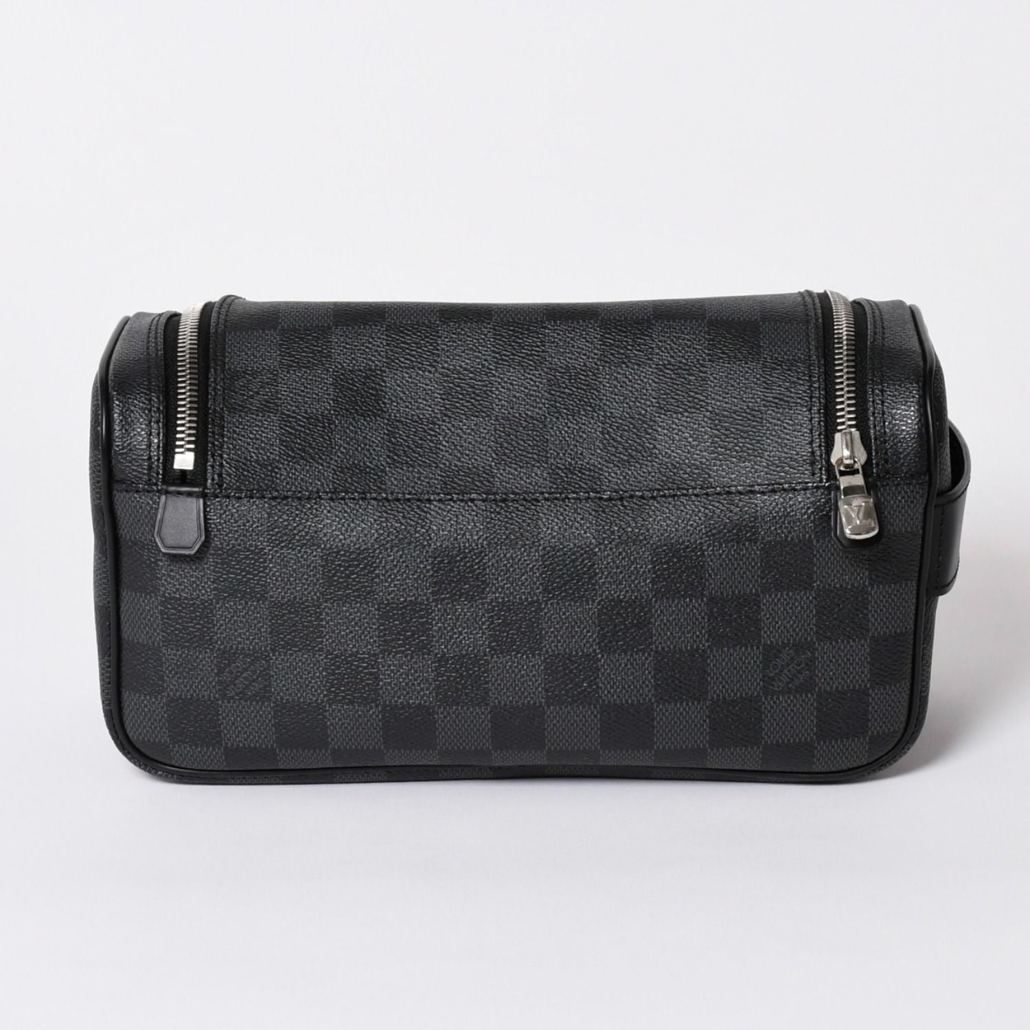 Louis Vuitton Damier Graphite Toilet Pouch Travel Bag Black — view 2