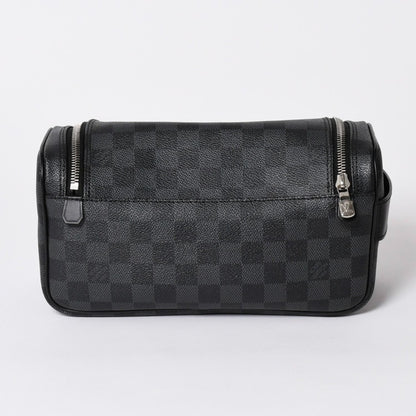 Louis Vuitton Damier Graphite Toilet Pouch Travel Bag Black — view 2