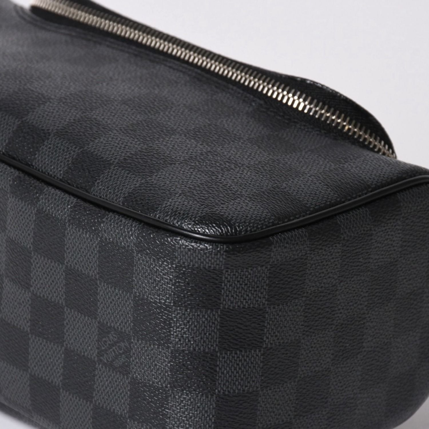 Louis Vuitton Damier Graphite Toilet Pouch Travel Bag Black — view 7