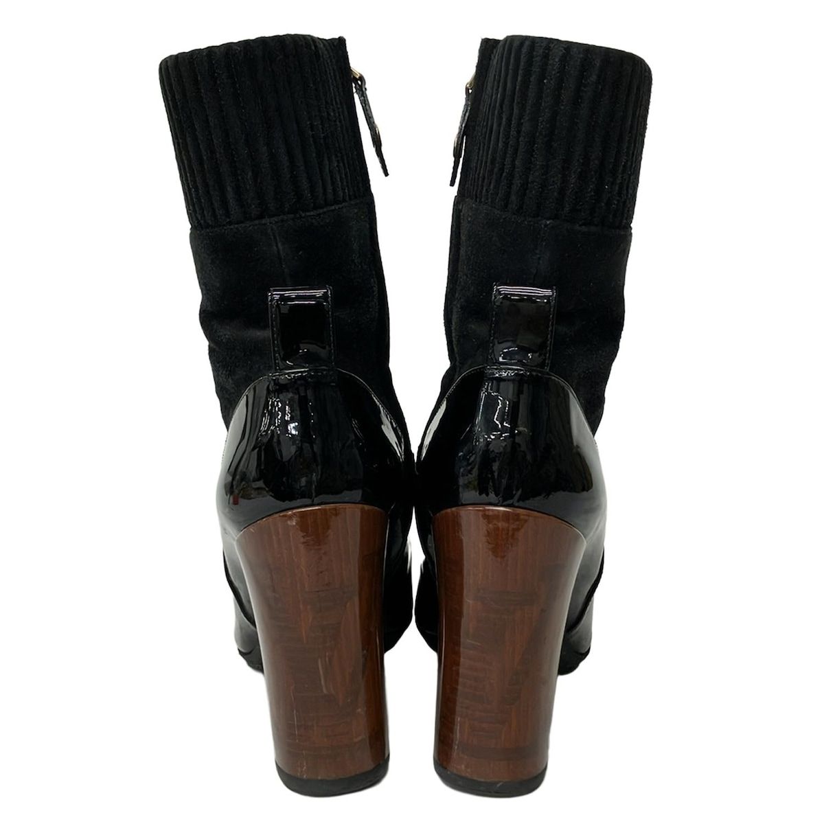 Louis Vuitton Short Boots Black Leather 36.5 — view 3