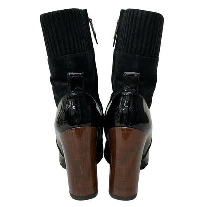 Louis Vuitton Short Boots Black Leather 36.5 — view 3