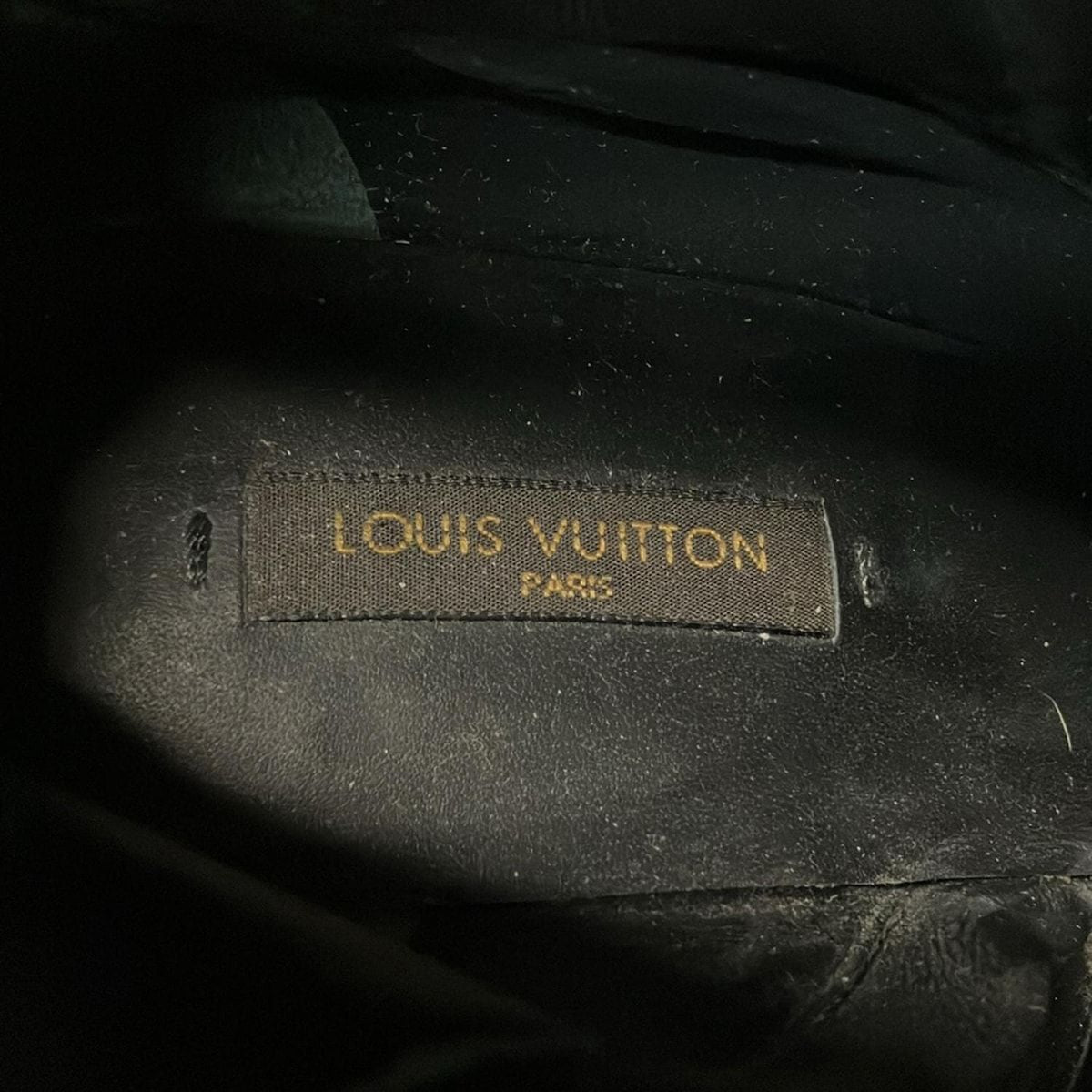Louis Vuitton Short Boots Black Leather 36.5 — view 6