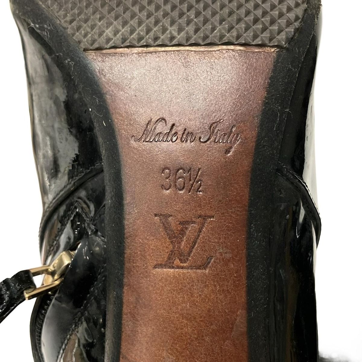 Louis Vuitton Short Boots Black Leather 36.5 — view 7