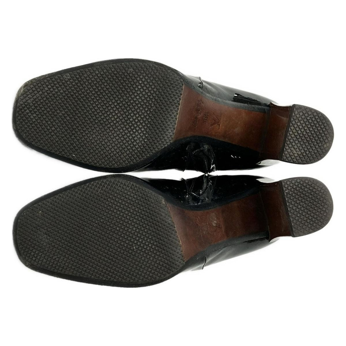 Louis Vuitton Short Boots Black Leather 36.5 — view 4