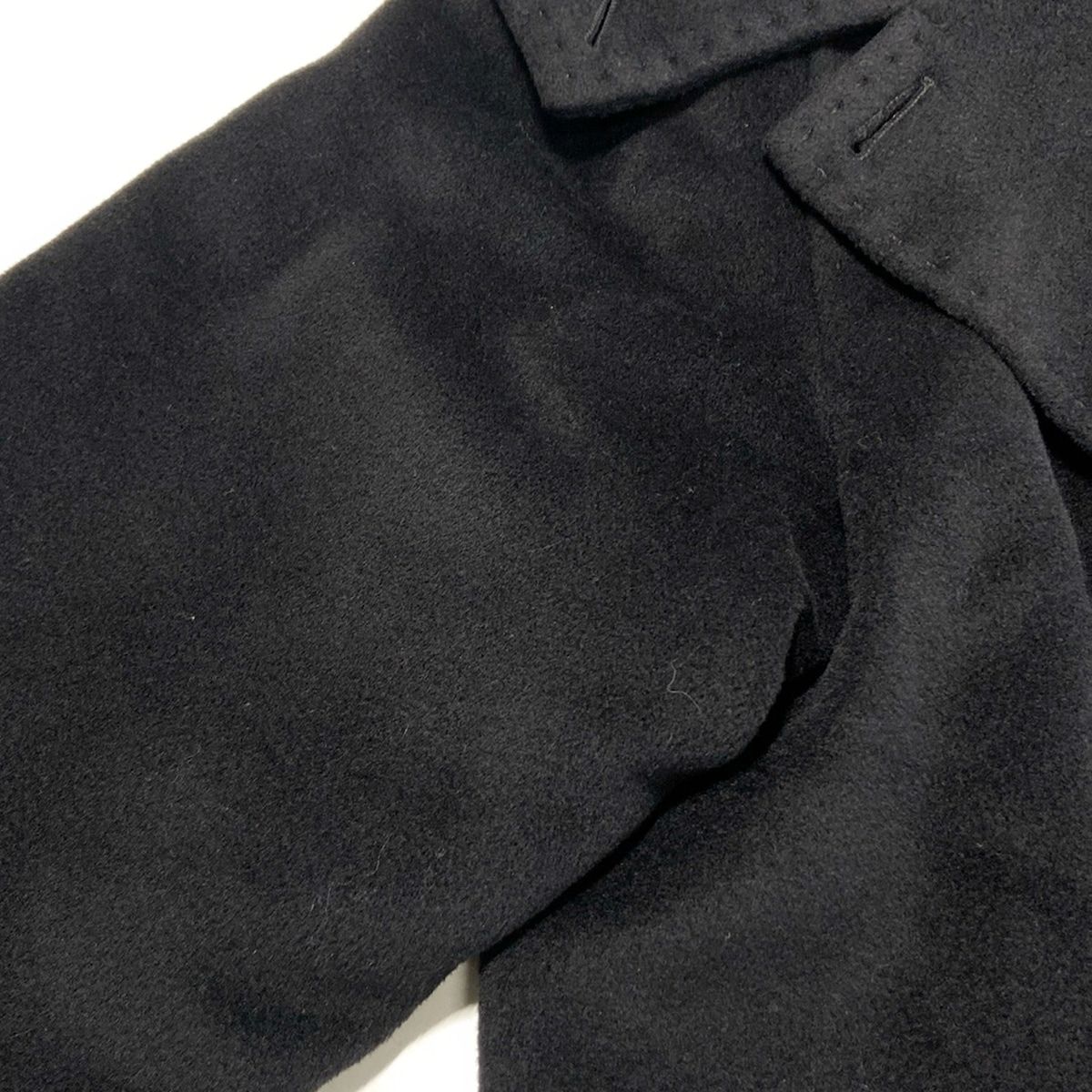 Max Mara Coat 38 S Black Long Sleeve Autumn Winter — view 5