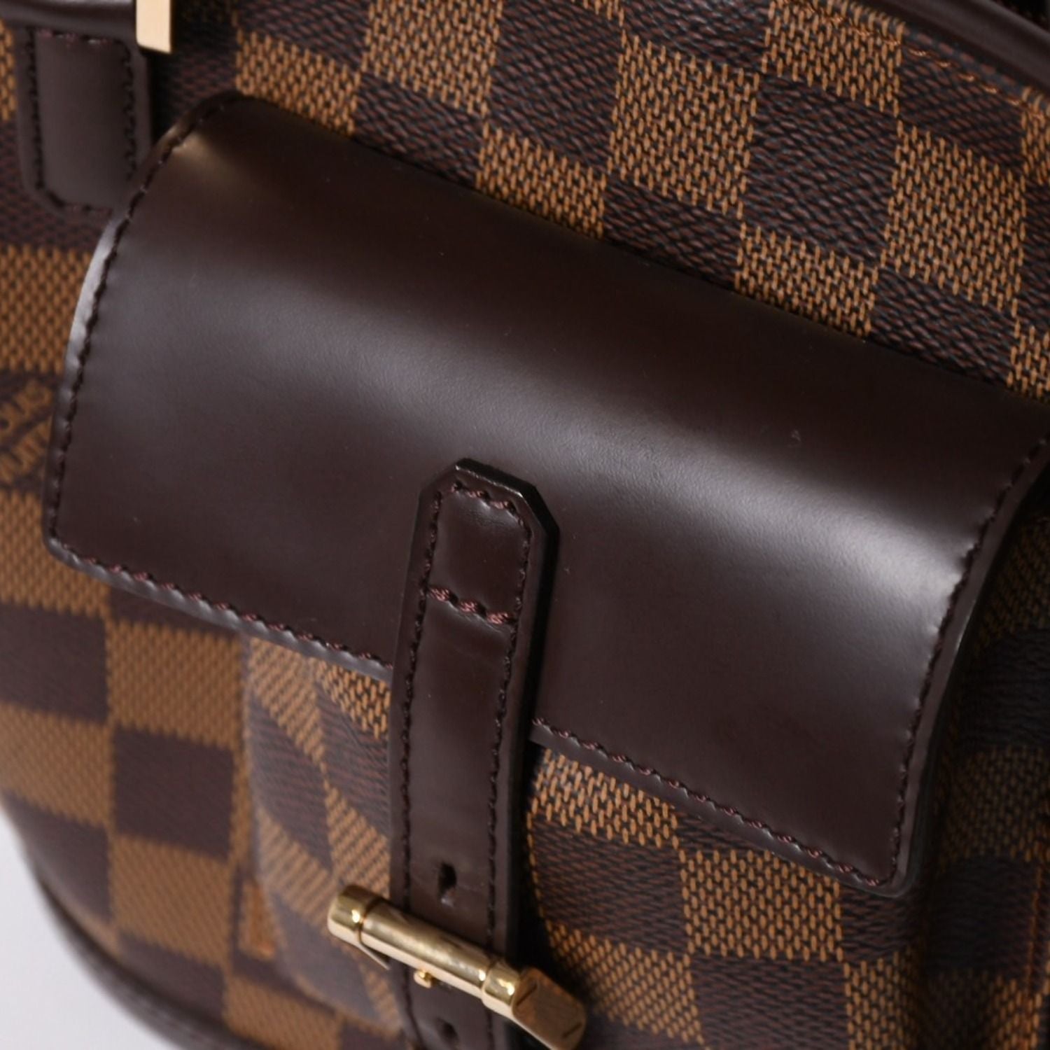 Louis Vuitton Handbag Manosque PM Damier Brown Gold — view 8