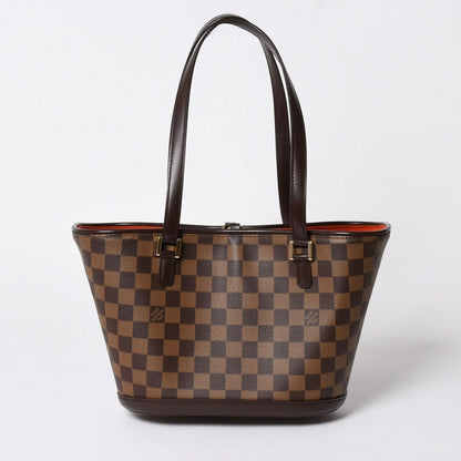 Louis Vuitton Handbag Manosque PM Damier Brown Gold — view 2