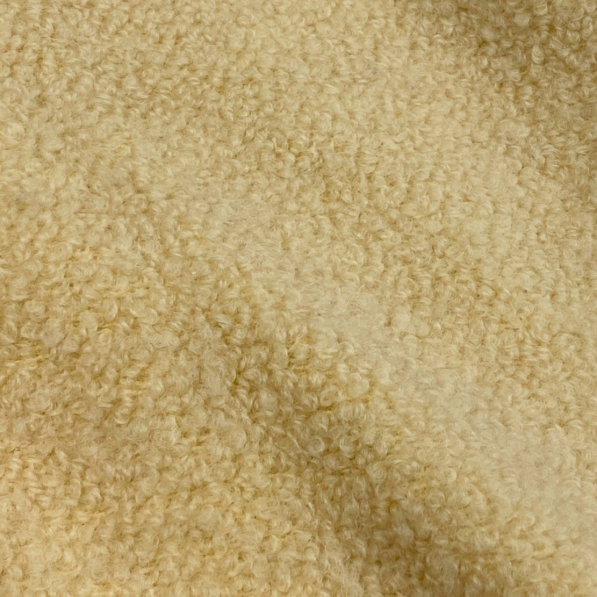 Saint Laurent Vintage Fleece Coat Shaggy Boa 38 Beige — view 7