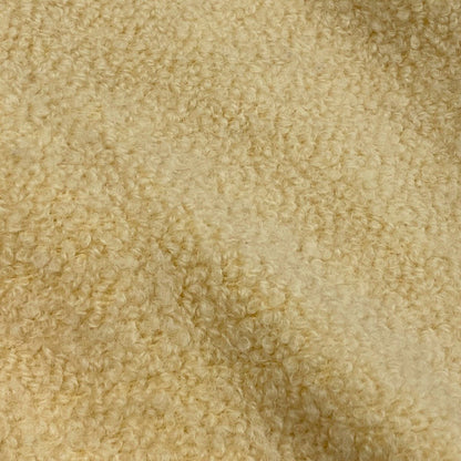 Saint Laurent Vintage Fleece Coat Shaggy Boa 38 Beige — view 7