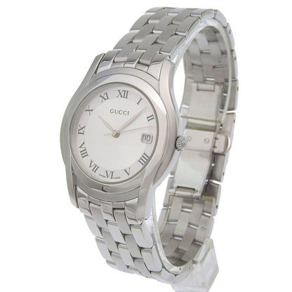 Gucci Class Stainless Steel Quartz Analog Display Silver Dial Watch — view 2