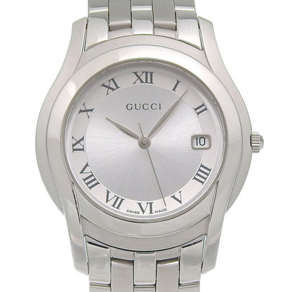 Gucci Class Stainless Steel Quartz Analog Display Silver Dial Watch