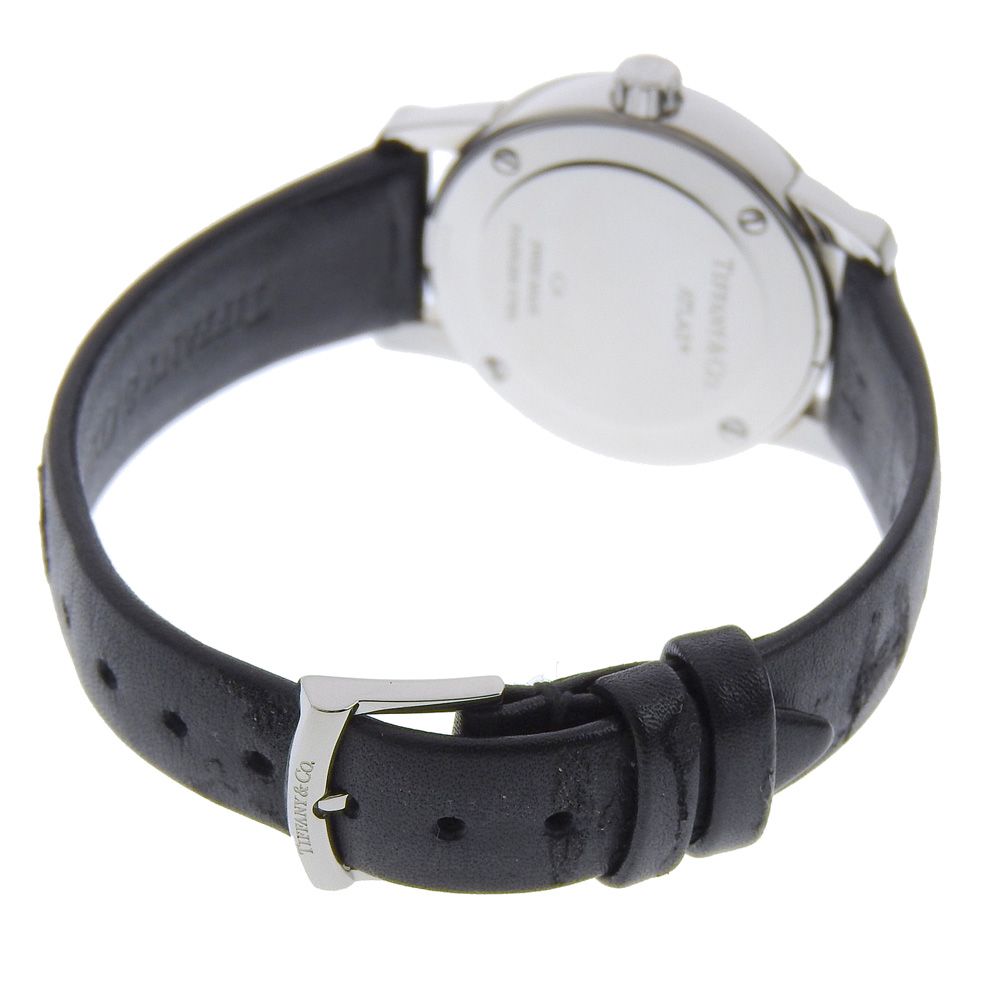 Tiffany & Co Atlas Dream Stainless Steel Quartz Analog Display Black Dial Watch — view 5