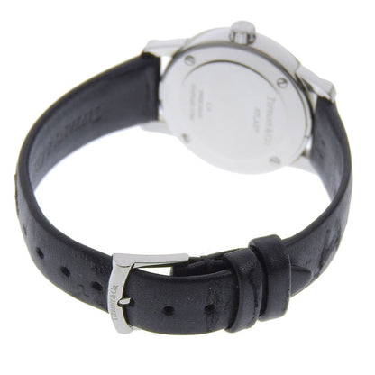Tiffany & Co Atlas Dream Stainless Steel Quartz Analog Display Black Dial Watch — view 5