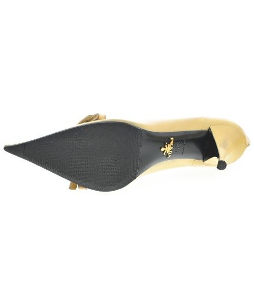 Prada Pumps Heel Yellow — view 3