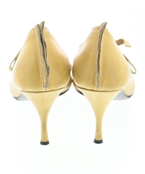 Prada Pumps Heel Yellow — view 6