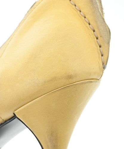 Prada Pumps Heel Yellow — view 8