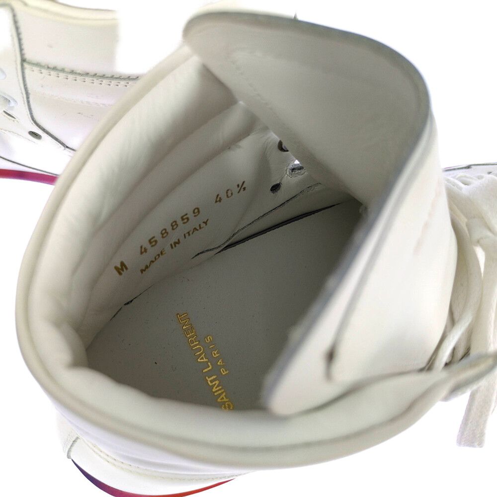 Saint Laurent Paris Coat Classic SL Sneakers 40.5 White — view 7
