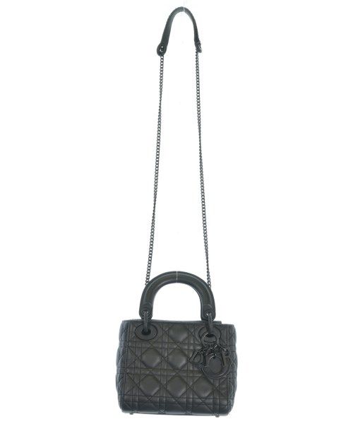 Dior Cannage Ultra Matte Handbag Black — view 3