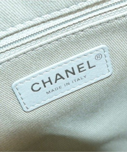 Chanel Deauville Bowling Bag CC Logo Gray — view 5