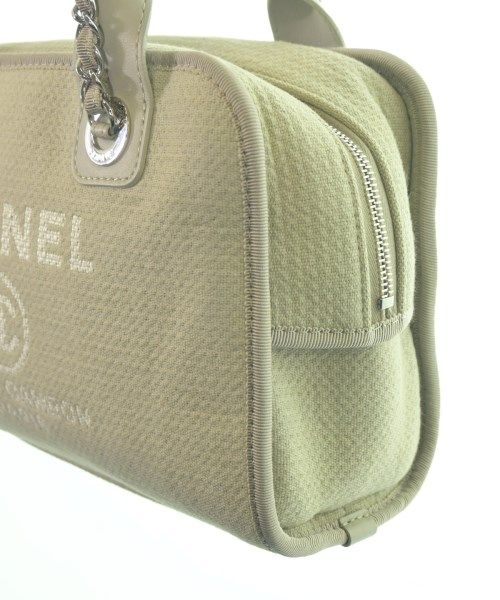 Chanel Deauville Bowling Bag CC Logo Gray — view 8
