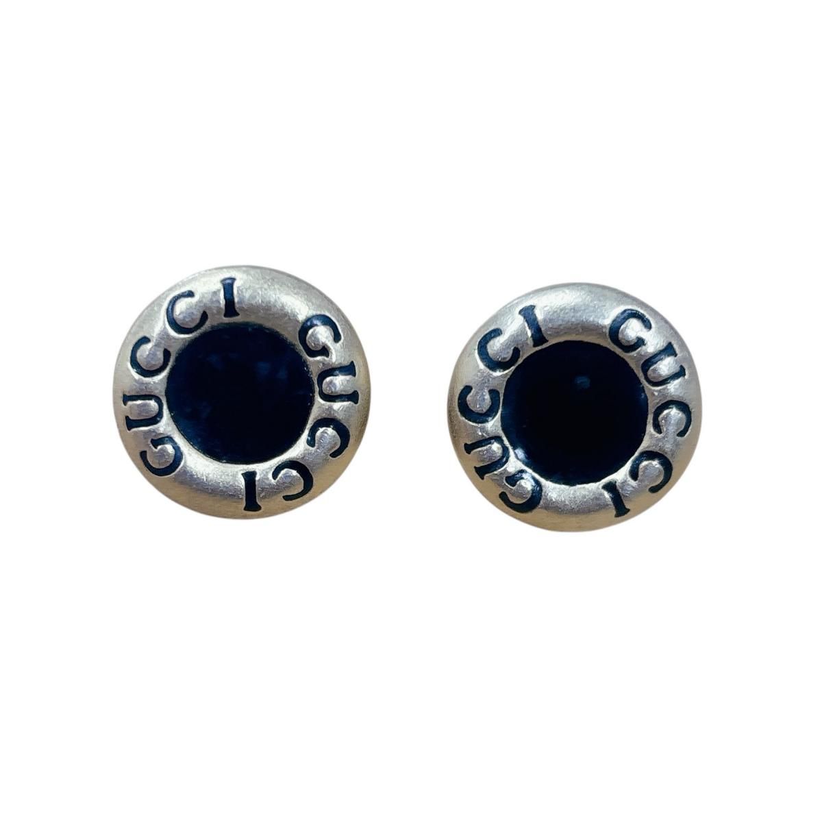 Gucci Logo Large Earrings Gold — view 5