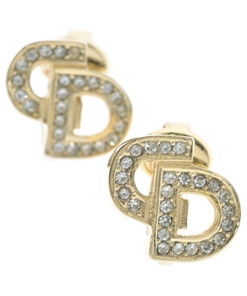 Dior Rhinestone Vintage Single Earring Gold