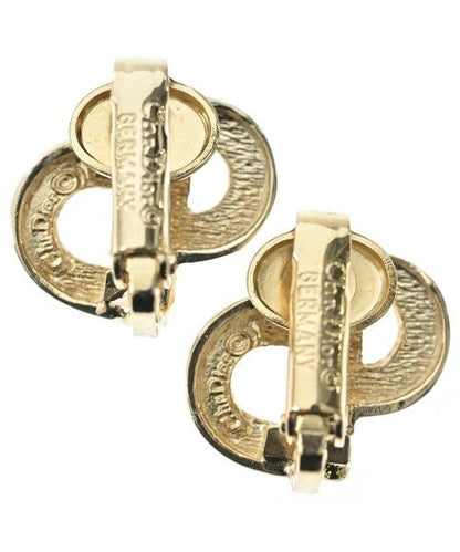 Dior Rhinestone Vintage Single Earring Gold — view 2
