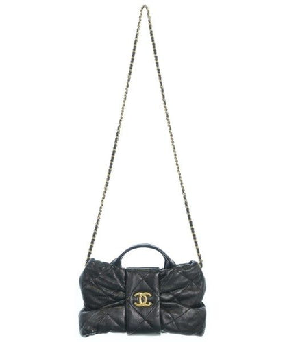 Chanel Mini Bow Bag CC Logo Black — view 3