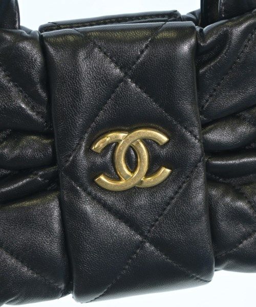 Chanel Mini Bow Bag CC Logo Black — view 8