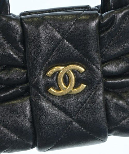 Chanel Mini Bow Bag CC Logo Black — view 8