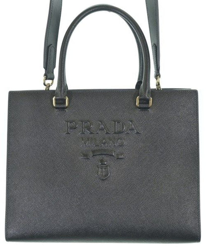 Prada Saffiano 2-Way Shoulder Bag Black