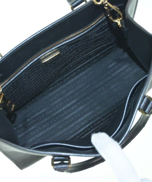 Prada Saffiano 2-Way Shoulder Bag Black — view 4