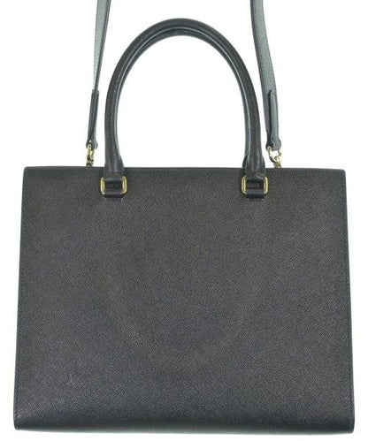 Prada Saffiano 2-Way Shoulder Bag Black — view 2