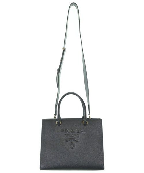 Prada Saffiano 2-Way Shoulder Bag Black — view 3