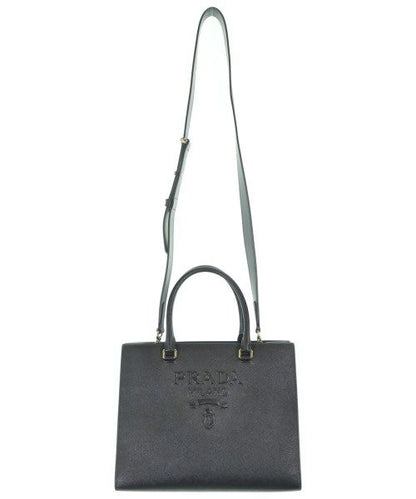 Prada Saffiano 2-Way Shoulder Bag Black — view 3