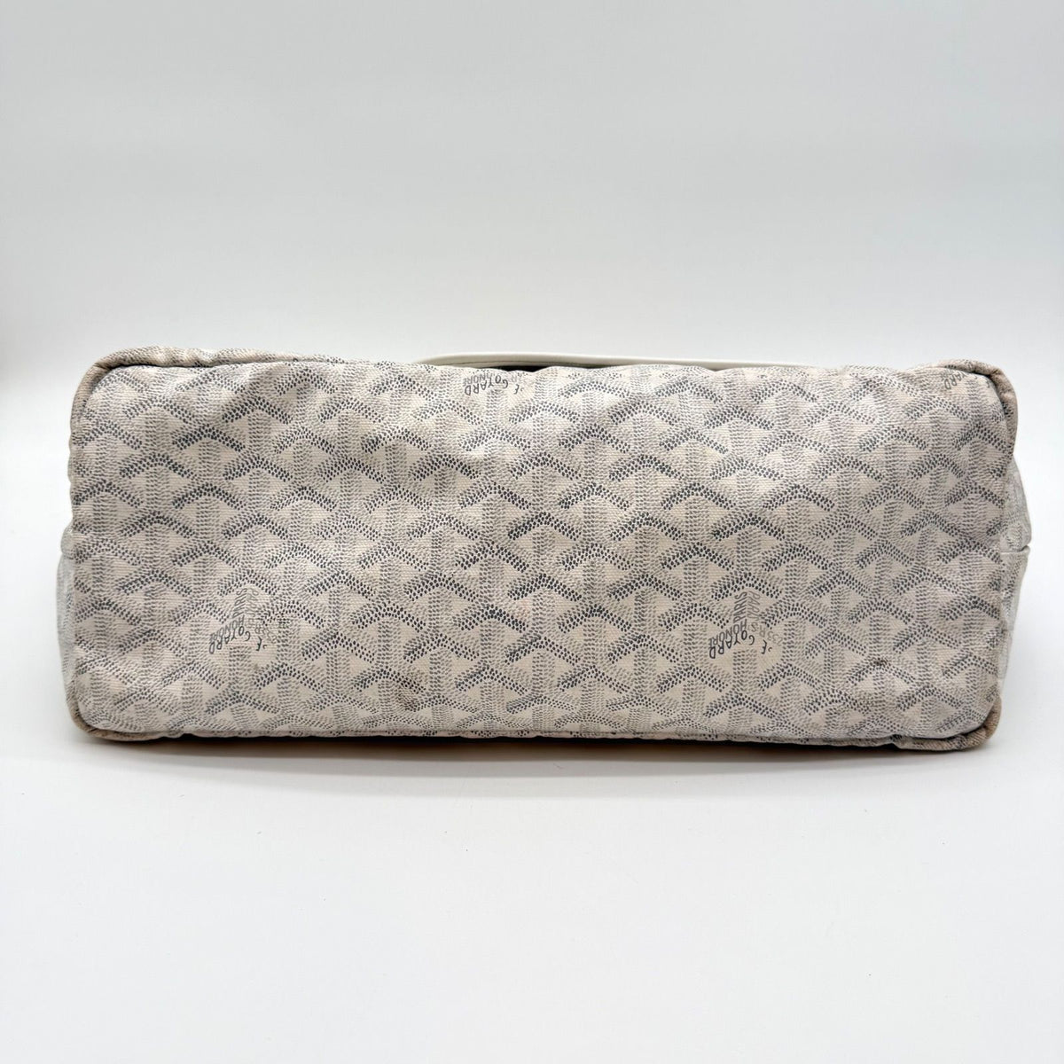 Goyard Saint Louis Tote Bag White Leather — view 4