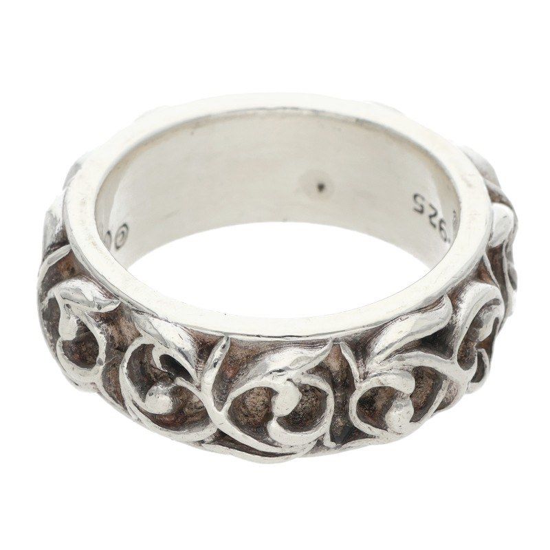 Chrome Hearts Etrnity Vine Band Eternity Silver Ring