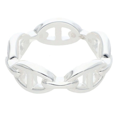Hermes Chaine D'Ancre Enchainee PM Silver Ring