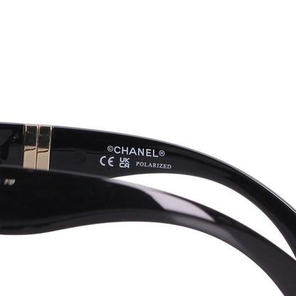 Chanel CC Logo Quilted Folding Sunglasses Eyewear — view 3