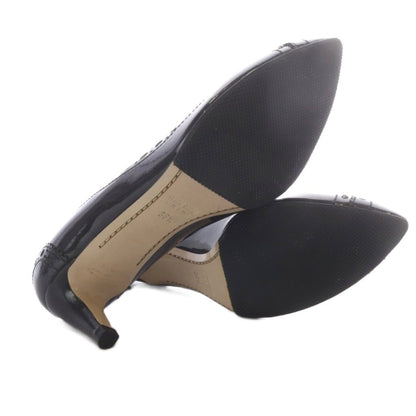 Miu Miu Pumps High Heels Pointed Toe Studs Patent Leather Black 36.5 — view 4