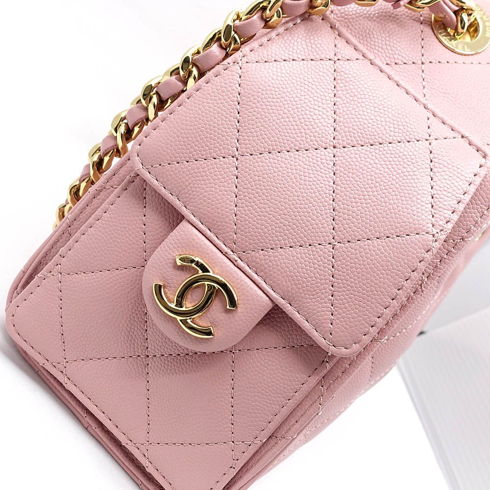 Chanel Bag 25 Mini Pre Collection Grained Calfskin Random PK GD — view 4