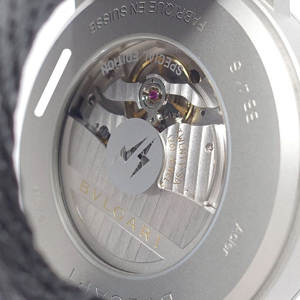 Bvlgari Watch Fragment 250 Pieces Black Support Fabric SS Automatic — view 6