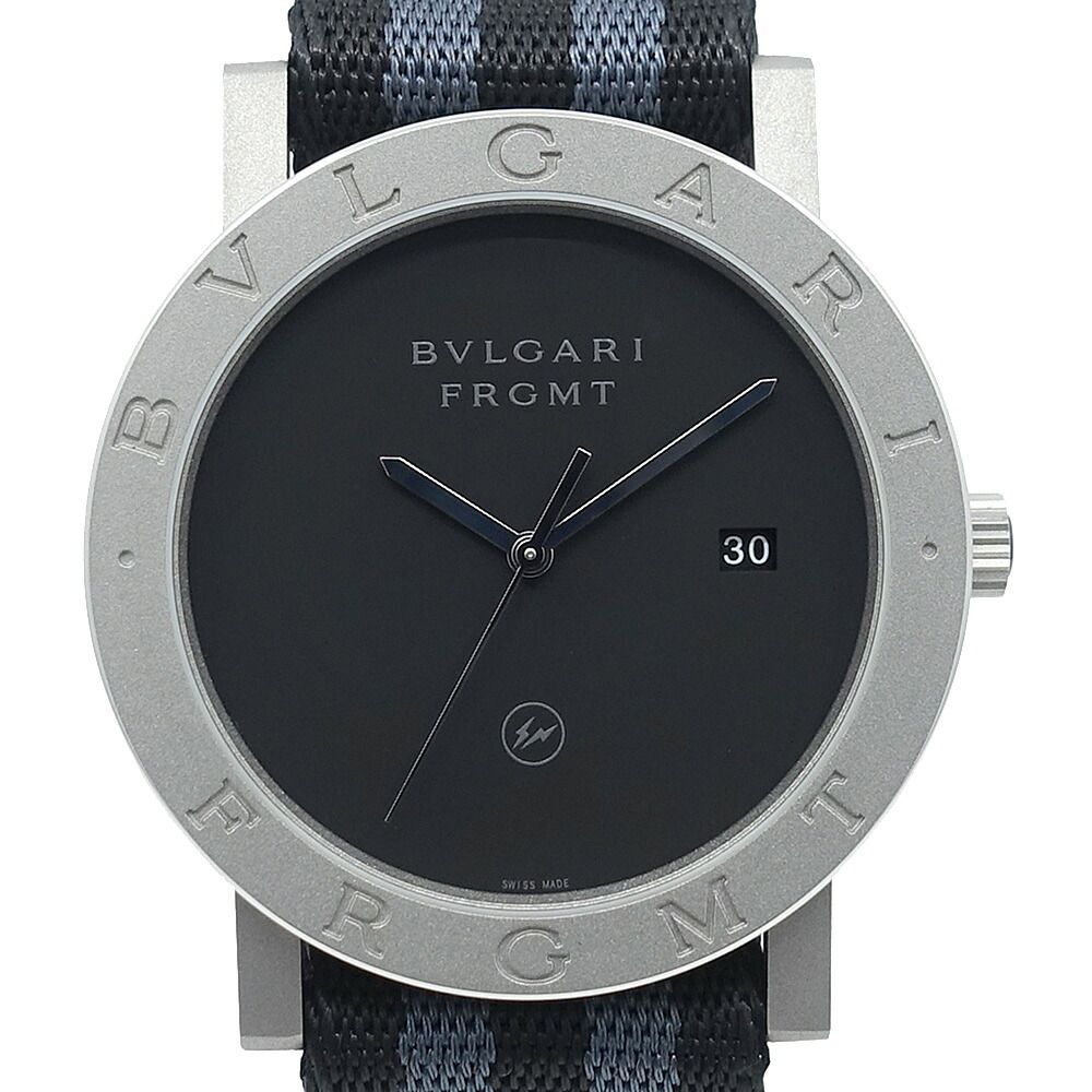 Bvlgari Watch Fragment 250 Pieces Black Support Fabric SS Automatic