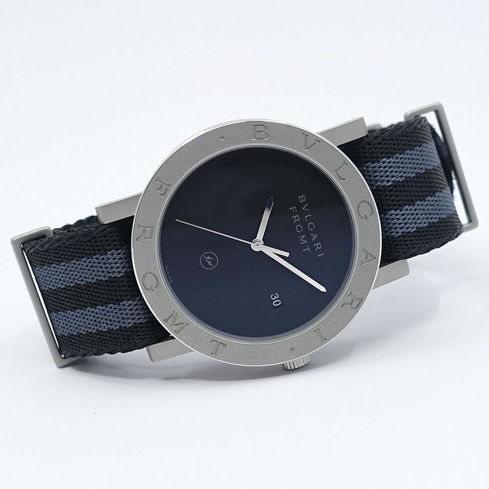 Bvlgari Watch Fragment 250 Pieces Black Support Fabric SS Automatic — view 3