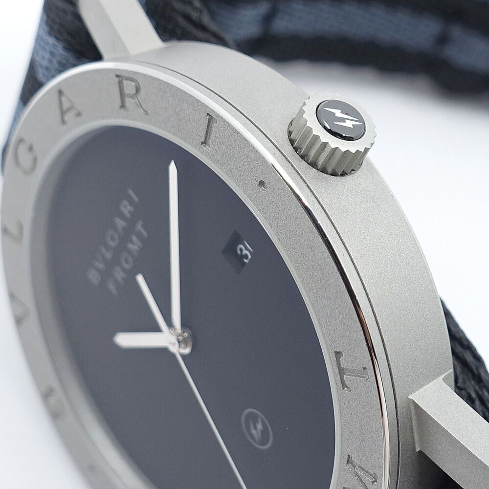 Bvlgari Watch Fragment 250 Pieces Black Support Fabric SS Automatic — view 4