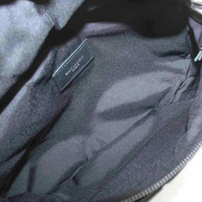 Saint Laurent Paris Noux Cross Belt Bag Logo Print Black — view 6