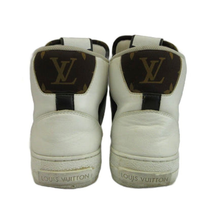 Louis Vuitton Charlie Line Sneakers Leather High Cut Monogram LV Logo — view 5