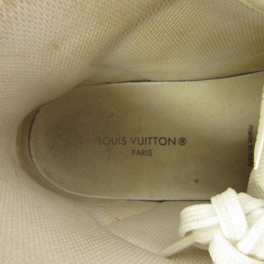 Louis Vuitton Charlie Line Sneakers Leather High Cut Monogram LV Logo — view 7