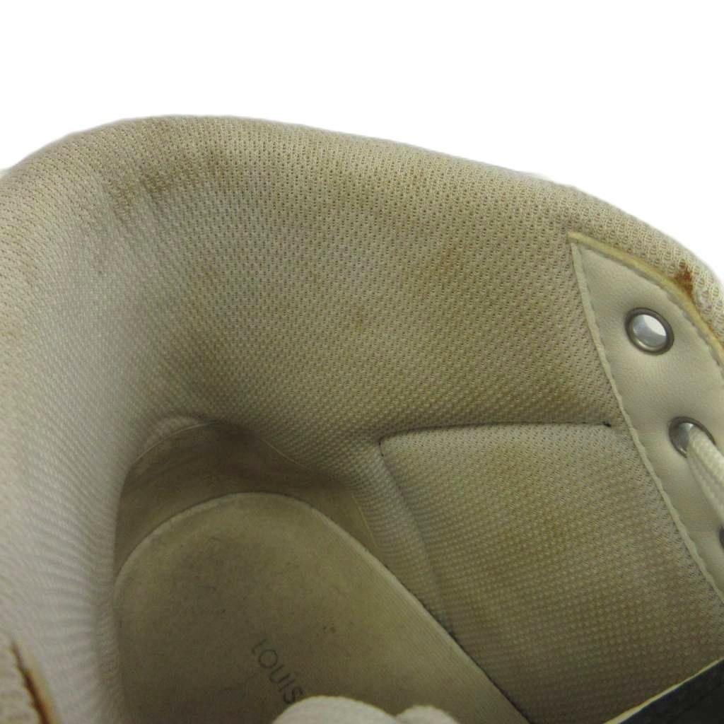 Louis Vuitton Charlie Line Sneakers Leather High Cut Monogram LV Logo — view 8