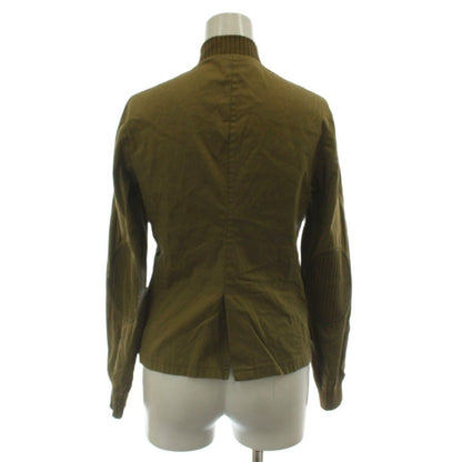 Miu Miu Jacket Long Sleeve Cotton 38 Khaki GG — view 3